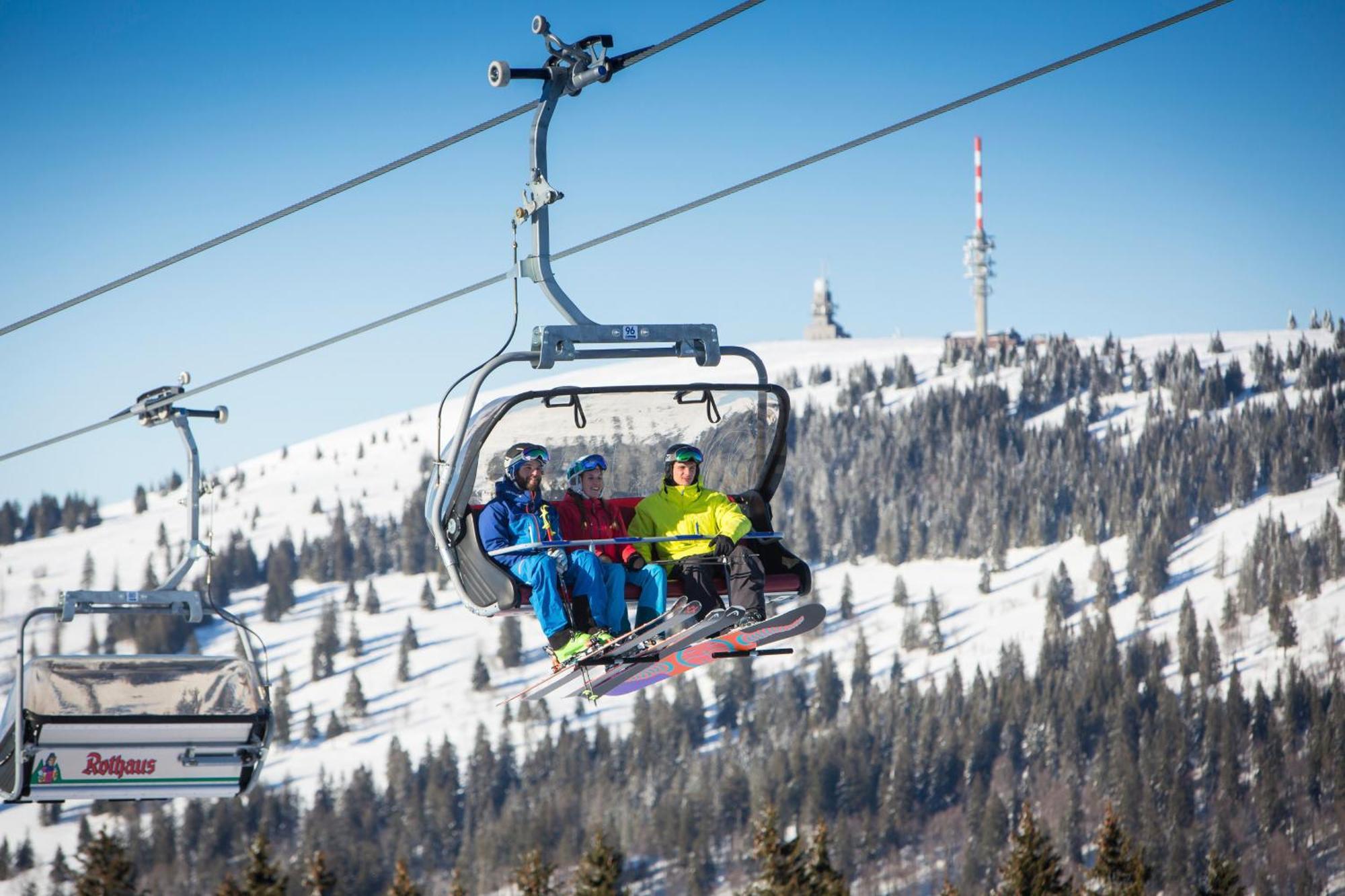Ferienwohnung Seeblick Nr 2 5-Zimmerwohnung - Feldberg Baerental Rotwasser Eksteriør billede